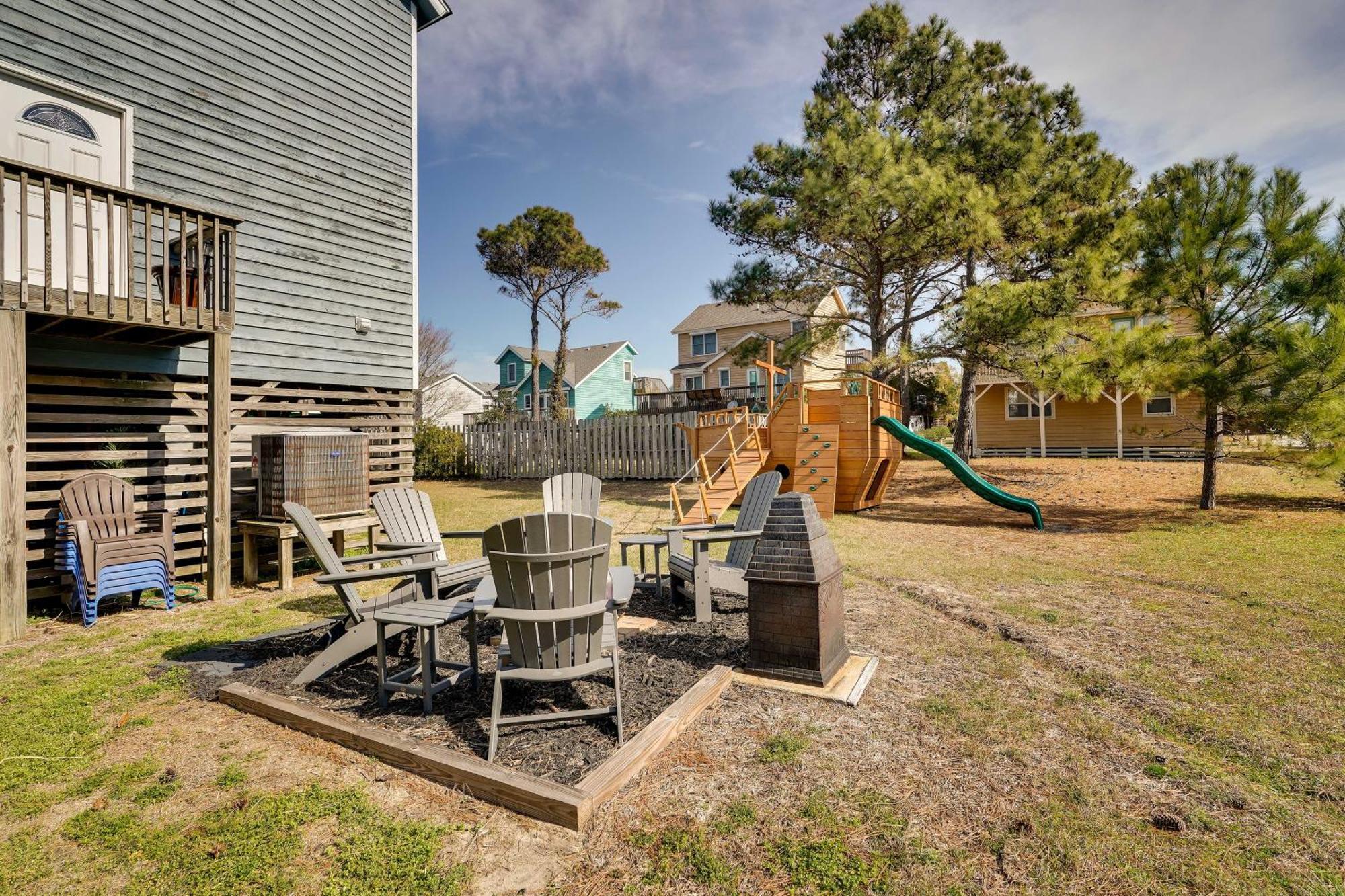 Dunn Dreamin Hot Tub, Pirate Fort, And Fire Pit! Nags Head Ngoại thất bức ảnh
